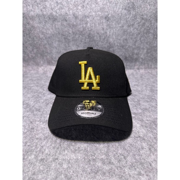 New Era Other - New Era 9FORTY A-Frame Los Angeles Dodgers MLB Re-Dub Black Gold Snapback Cap